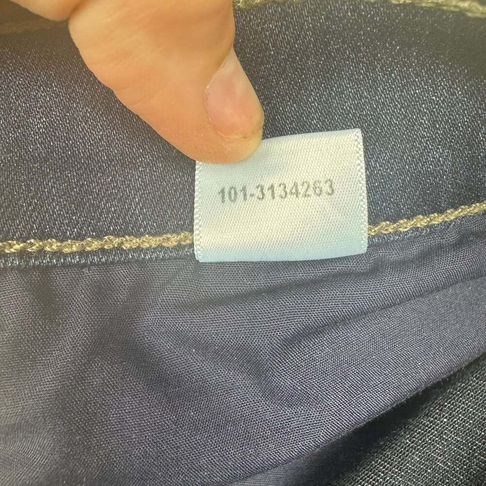 Paige Jeans Size 31 Dark Blue Denim Slim Straight - Picture 12 of 14